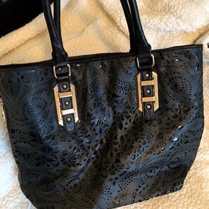 Aldo black/gold Tote Purse/Bag